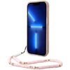 Dėklas GUESS GUHCP14MHGCOHP IPHONE 14 PLUS / 15 PLUS 6.7 "Rožinis / Rožinis HARDCASE TRANSLUENT PEARL STAP