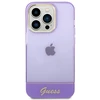 Permatomas telefono dėklas Guess Translucent iPhone 14 Pro Max