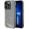 Guess GUHCP14XPSFDGSS Apple iPhone 14 Pro Max 6.7″ sidabrinis kietas dėklas Sequin Script Metal