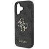 GUESS dėklas skirtas Apple iPhone 16 Pro GUHCP16L4GMGGR (4G PU Big Logo) juodos spalvos