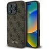 Guess 4G Classic - dėklas skirtas Apple iPhone 16 Pro ruda