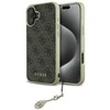 Guess GUHCP16MGF4GBR Apple iPhone 16 Plus 6.7" dėklas telefonui rudos spalvos 4G Charms Collection
