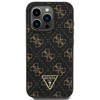 Guess New 4G Triangle Case Apple iPhone 16 6.1" - dėklas telefonui juodos spalvos