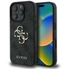 GUESS dėklas skirtas Apple iPhone 16 Pro Max GUHCP16X4GMGGR (4G PU Big Logo) juodos spalvos