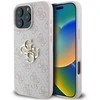 GUESS dėklas skirtas Apple iPhone 16 Pro Max GUHCP16X4GMGPI (4G PU Big Logo) rožinės spalvos