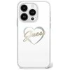 Guess IML Heart Apple iPhone 16 Pro Max - dėklas telefonui skaidrus
