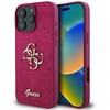 Guess Fixed Glitter Big 4G Apple iPhone 16 Pro Max - dėklas telefonui violetinės spalvos