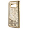 Dėklas Guess GUHCS10LPEOLGGO S10e G970 auksinė/auksinis hard case 4G Peony Liquid Glitter