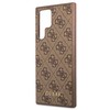 Guess 4G Metal Gold Logo - dėklas skirtas Samsung Galaxy S22 Ultra Brown