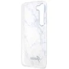Samsung Galaxy S23 Guess dėklas Marble (GUHCS23SPCUMAH) baltos spalvos
