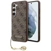 Samsung Galaxy A35 5G Guess dėklas 4G Charms Collection (GUHCSA35GF4GBR) rudos spalvos