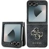Guess PU 4G Metal Logo Samsung Galaxy Z Flip6 dėklas telefonui pilkos spalvos