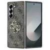 Guess PU 4G Metal Logo Samsung Galaxy Z Fold6 dėklas telefonui rudos spalvos