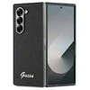 Guess PC/TPU Glitter Flakes Metal Logo Samsung Galaxy Z Fold6 dėklas telefonui juodos spalvos