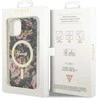 Dėklas GUESS GUHMP14MHCFWSK IPHONE 14 PLUS / 15 PLUS 6.7 "Juodas / Juodas HARDCASE FLOWER MAGSAFE