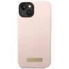 Guess Silicone Logo Plate MagSafe silikoninis dėklas iPhone 13/14/15