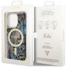 Dėklas GUESS GUHMP14XHLEOPWB IPHONE 14 PRO MAX 6.7 "Mėlynas/Mėlynas HARDCASE LEOPARD MAGSAFE
