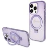 GUESS GUHMP14XHRSGU IPHONE 14 PRO MAX 6.7" VIOLETINIS/VIOLETINIS KIETAS DĖKLAS ŽIEDO STOVĖLIS SCRIPT GLITTER MAGSAFE
