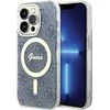 Guess GUHMP15LH4STB Apple iPhone 15 Pro 6.1″ mėlynas kietas dėklas IML 4G MagSafe