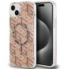 Dėklas GUESS GUHMP15MHGCUSTGW IPHONE 15 PLUS / 14 PLUS 6.7 "BROWN / BROWN HARDCASE IML GCUBE MAGSAFE