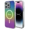 Guess GUHMP15XHITSK Apple iPhone 15 Pro Max 6.7" dėklas telefonui įvairiaspalvis hardcase IML Iridescent MagSafe