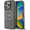 Guess GUHMP16LHFGEREK Apple iPhone 16 Pro 6.3" dėklas telefonui juodos spalvos IML Glitter Circle MagSafe