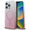 Guess IML Glitter Gradient MagSafe Case Apple iPhone 16 Pro - dėklas telefonui rožinės spalvos
