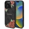 Guess GUHMP16LP4ROPEMCK Apple iPhone 16 Pro 6.3″ dėklas telefonui juodos spalvos 4G Flowers Print MagSafe