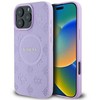 Apple iPhone 16 Pro Guess Saffiano Peony Classic Logo MagSafe (GUHMP16LPSAPSMEU) dėklas telefonui violetinės spalvos