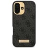 Guess 4G Logo Plate MagSafe Case Apple iPhone 16 Pro - dėklas telefonui juodos spalvos