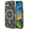 Apple iPhone 16 Plus Guess IML 4G Background MagSafe (GUHMP16MH4DTEW) dėklas telefonui rudos spalvos