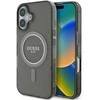 Guess GUHMP16MHFGEREK Apple iPhone 16 Plus 6.7" dėklas telefonui juodos spalvos IML Glitter Circle MagSafe