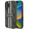 Guess GUHMP16MP4RPSW Apple iPhone 16 Plus 6.7″ rudos spalvos kietas dėklas 4G Printed Stripes MagSafe
