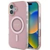 Guess IML Rhinestones MagSafe - dėklas skirtas Apple iPhone 16 Plus Rožinė