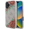Guess GUHMP16SP4ROPEMCP Apple iPhone 16 6.1" dėklas telefonui rožinės spalvos 4G Flowers Print MagSafe
