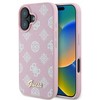 Dėklas Guess Peony Script MagSafe - Case Apple iPhone 16 pink