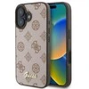 Guess Peony Script MagSafe Apple iPhone 16 - dėklas telefonui rudos spalvos