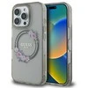 Apple iPhone 16 Pro Max Guess IML Flowers Wreath MagSafe (GUHMP16XHFWFCK) dėklas telefonui juodos spalvos