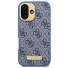 Guess 4G Logo Plate MagSafe Case Apple iPhone 16 Pro Max - dėklas telefonui mėlynos spalvos
