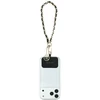 Guess GUOUCHSAMC4K Universal Hand Strap juodos spalvos Saffiano Chain 4G Charm