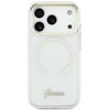 Dėklas Guess IML Script Metal MagSafe Case for iPhone Air - Clear