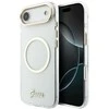 Dėklas Guess IML Script Metal MagSafe Case for iPhone Air - Clear