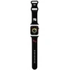 Hello Kitty apyrankė HKAWLSCHBLK Apple Watch 42/44/45/49mm juodos spalvos apyrankė Silicone Kitty Head