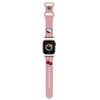 Universali apyrankė Apple Watch 1 / 2 / 3 / 4 / 5 / 6 / 7 / 8 / SE / Ultra (42 / 44 / 45 / 49 mm) Hello Kitty Kitty Head (HKAWLSCHBLP) rožinės spalvos