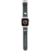 Apyrankė Apple Watch 1 / 2 / 3 / 4 / 5 / 6 / SE / 7 / 8 (38 / 40 / 41 mm) Hello Kitty Strap Kitty Head (HKAWMPGKHK) juodos spalvos