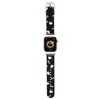 Hello Kitty apyrankė HKAWMPSAPSK Apple Watch 38/40/41mm juodos spalvos apyrankė Heads & Bows Pattern