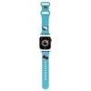 Apyrankė Apple Watch 1 / 2 / 3 / 4 / 5 / 6 / SE / 7 / 8 (38 / 40 / 41 mm) Hello Kitty Strap Silicone Kitty Head (HKAWMSCHBLB) mėlynos spalvos