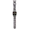 Apyrankė Apple Watch 1 / 2 / 3 / 4 / 5 / 6 / SE / 7 / 8 (38 / 40 / 41 mm) Hello Kitty Dirželis Strap Silicone Heads &amp; Stripes (HKAWMSDIESK) juodos spalvos