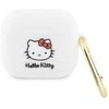 Apple AirPods 3 Hello Kitty Silicone 3D Kitty Head (HKA33DKHSH) ausinių dėklas baltos spalvos