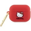 Dėklas „Apple AirPods Pro 2“ ausinių silikoninė 3D „Hello Kitty“ galvutė (HKAP23DKHSF)